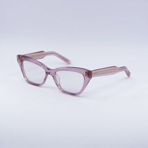 Valentino V-TALE VLX-140C Eyeglasses Transparent Pink 53mm Cat Eye Frame